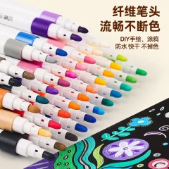 12 Colors Metal Marker Pens, Glitter Pens, Art Glitter Pens Metal Painting  Pens For Card Making, Rock, Wood, Ceramic, Glass, Scrapbooking, Christmas  Decoration Supplies - Temu