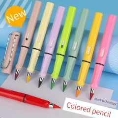 KHINSUN Press Retractable Pencil Eraser Correction Supplies Pen Style  Pencil Rubber Writing School Supplies Stationery