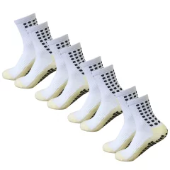 Anti Slip Soccer Socks Calf Sleeves and Leg Pads Set Outdoor Sport Running  Stretch Socks Athletic Football Socks with Gripper - AliExpress